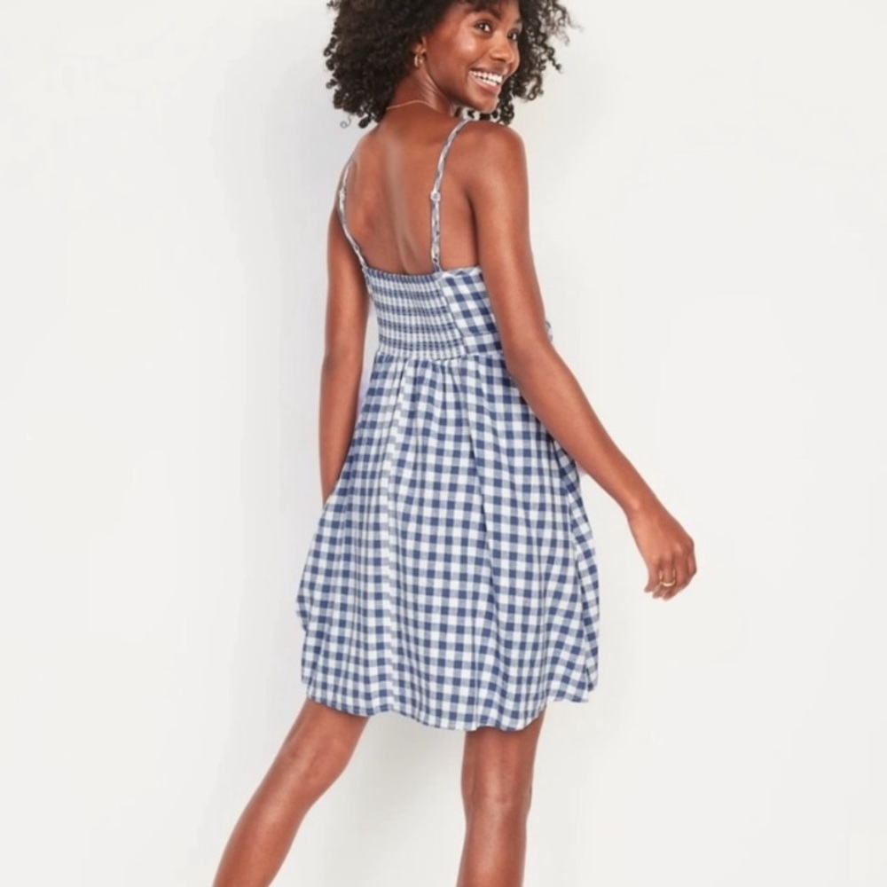 NWT Old Navy gingham dress size XS - Picture 2 of 8